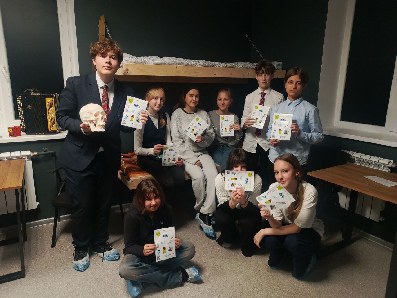 Учащиеся 8Л Медиа класса приняли участие в игре-квесте &amp;quot; Бункер&amp;quot;.