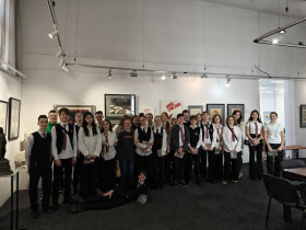 Ученики 7А класса посетили Музей изобразительных искусств.