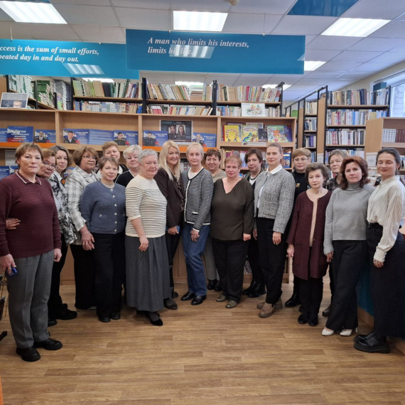 Прием делегации руководителей образовательных учреждений Красногвардейского района г. Санкт-Петербурга.